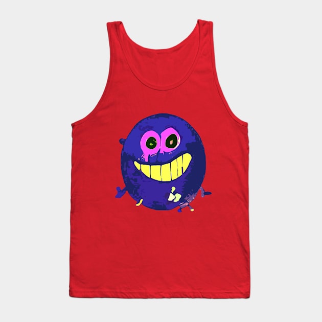 Happy Monster Tank Top by acurwin